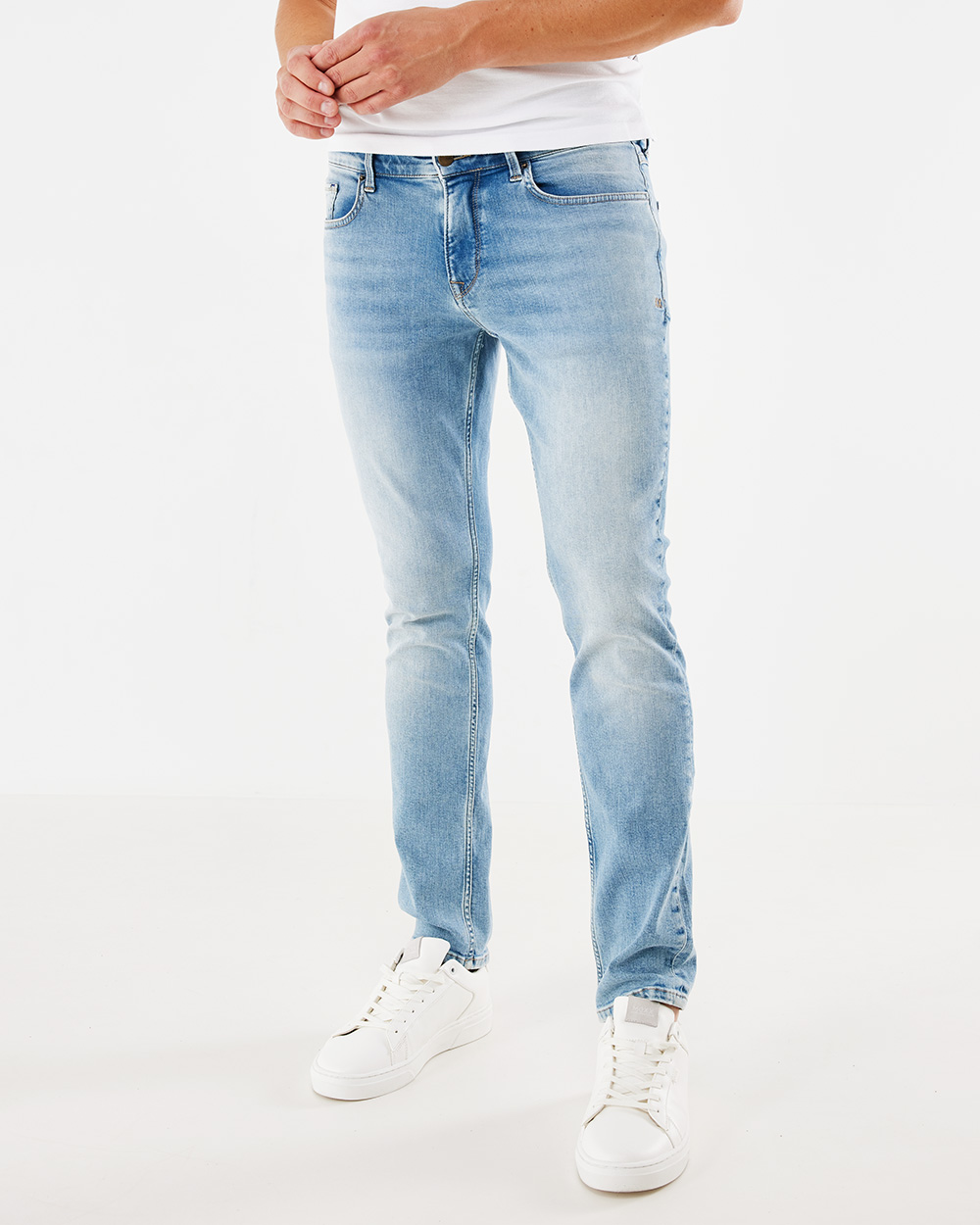 Mexx Παντελόνι Τζιν Ελαστικό σε Ίσια Γραμμή Μπλέ Ανοιχτό - Image 2