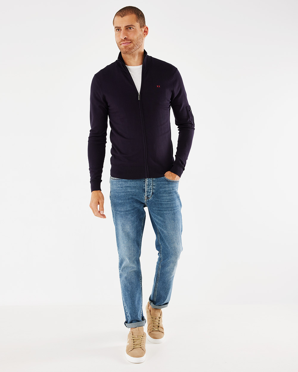 Mexx Fashion Steeve Παντελόνι Τζιν Ελαστικό σε Ίσια Γραμμή Μπλέ