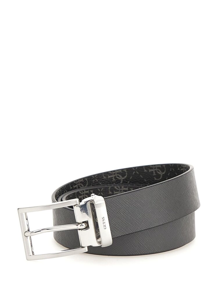 Guess Vezzola Ανδρική Ζώνη Διπλής Όψης Μαύρη - Image 3