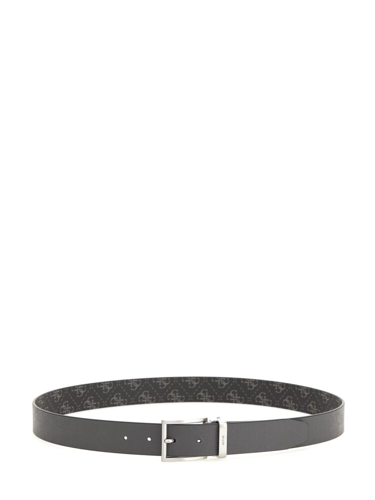 Guess Vezzola Ανδρική Ζώνη Διπλής Όψης Μαύρη - Image 4