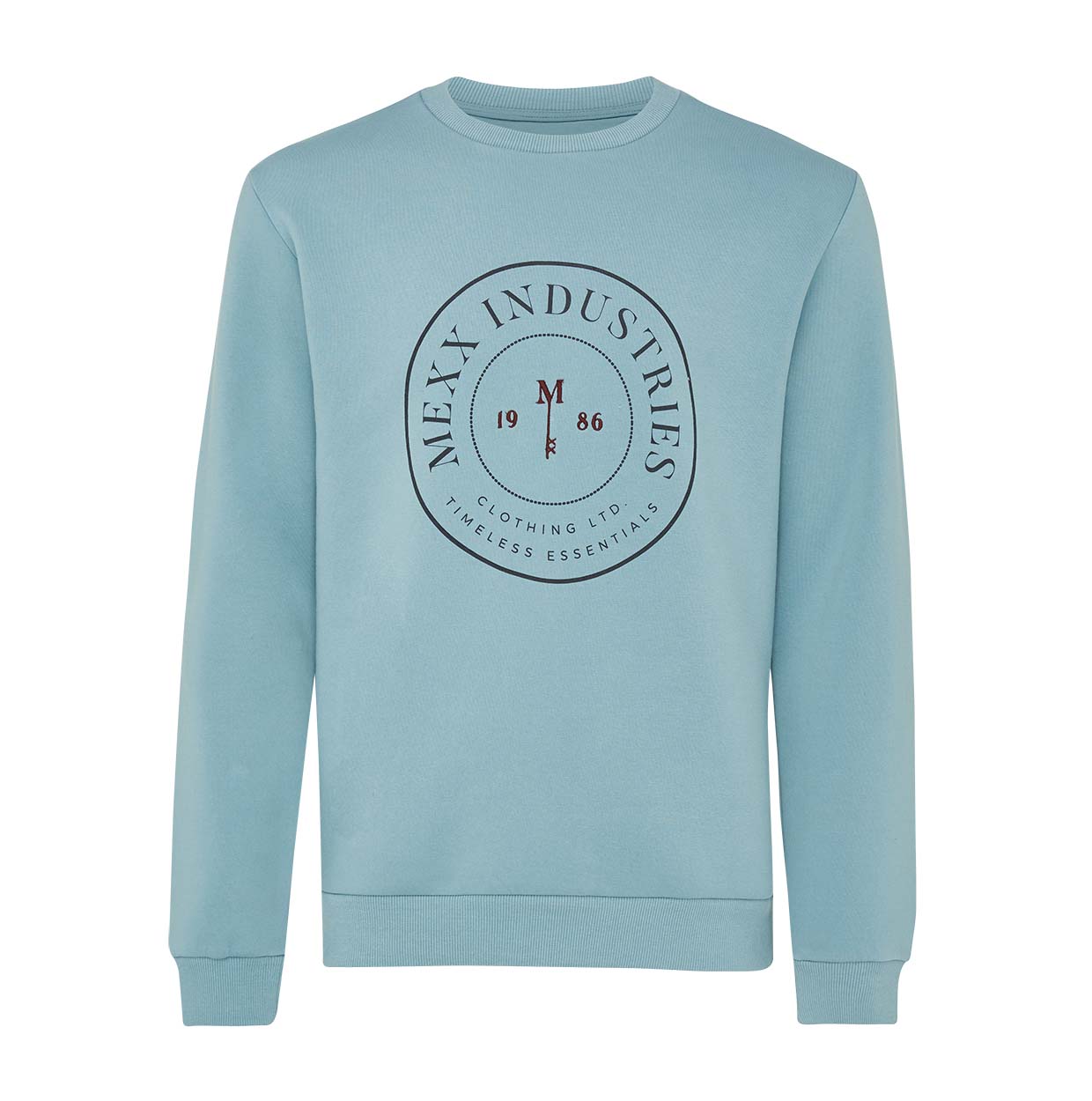 Mexx Γαλάζιο Ανδρικό Φούτερ με Στάμπα - Image 5