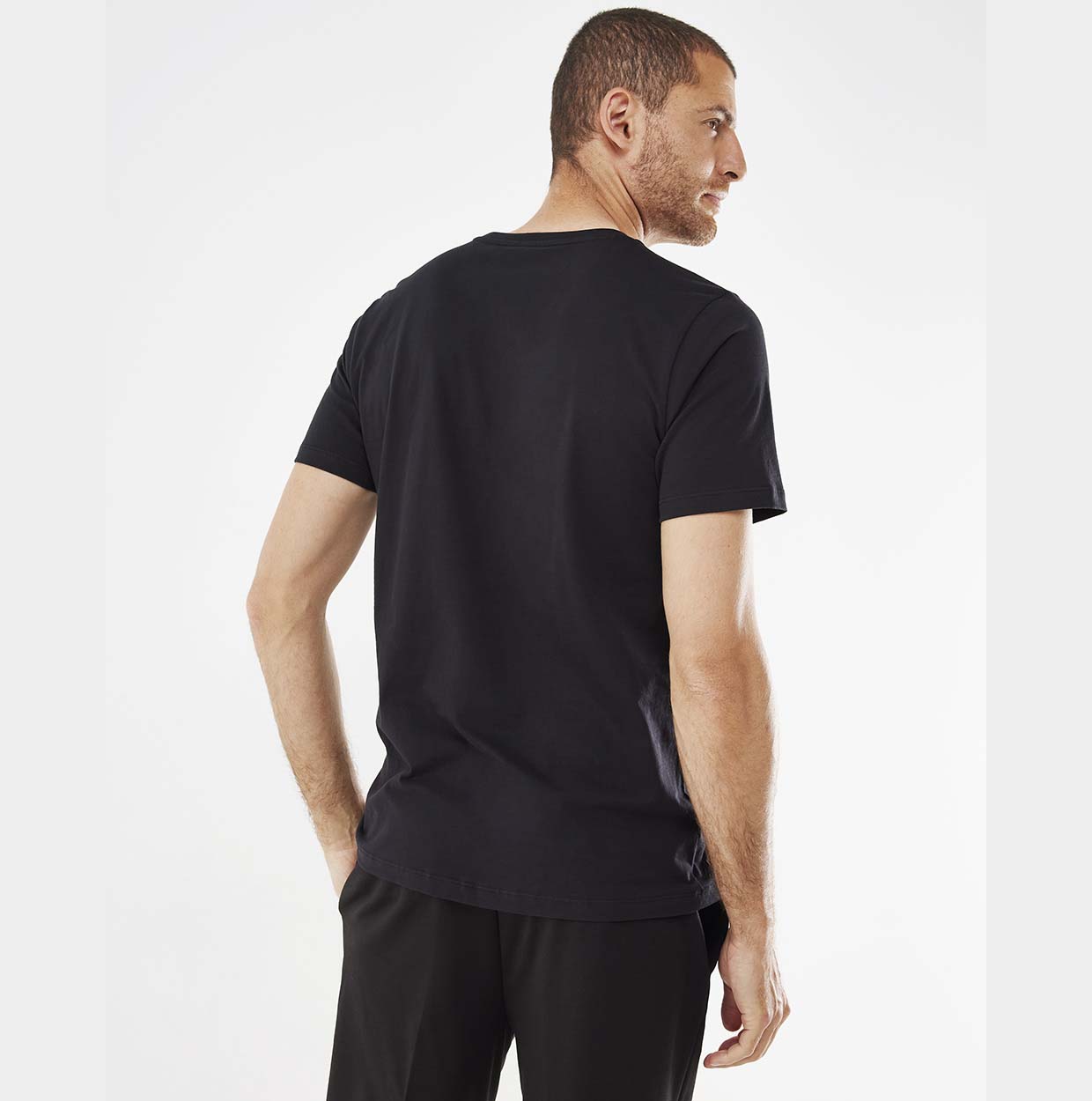 Mexx Μαύρο Ανδρικό Βαμβακερό T-Shirts - Image 4