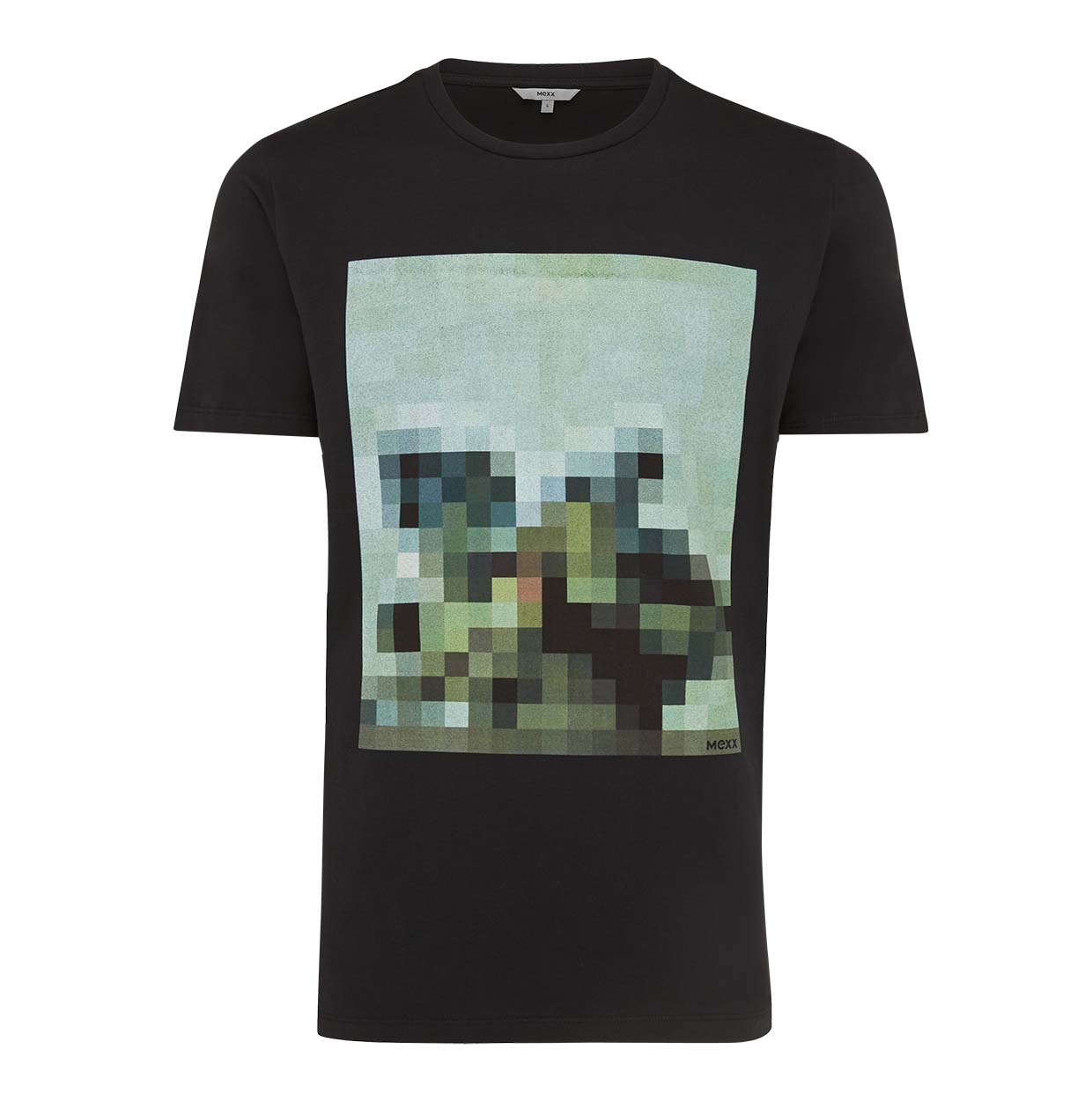 Mexx Μαύρο Ανδρικό Βαμβακερό T-Shirts - Image 2