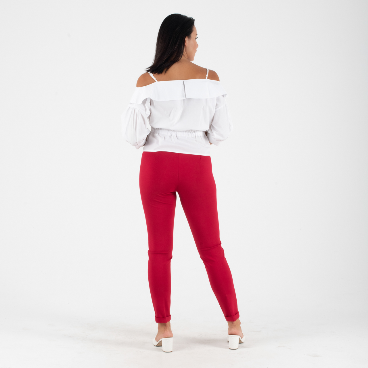 Relish Άσπρο Πουκάμισο με Διακριτικά Κεντημένα Λουλούδια - Image 2