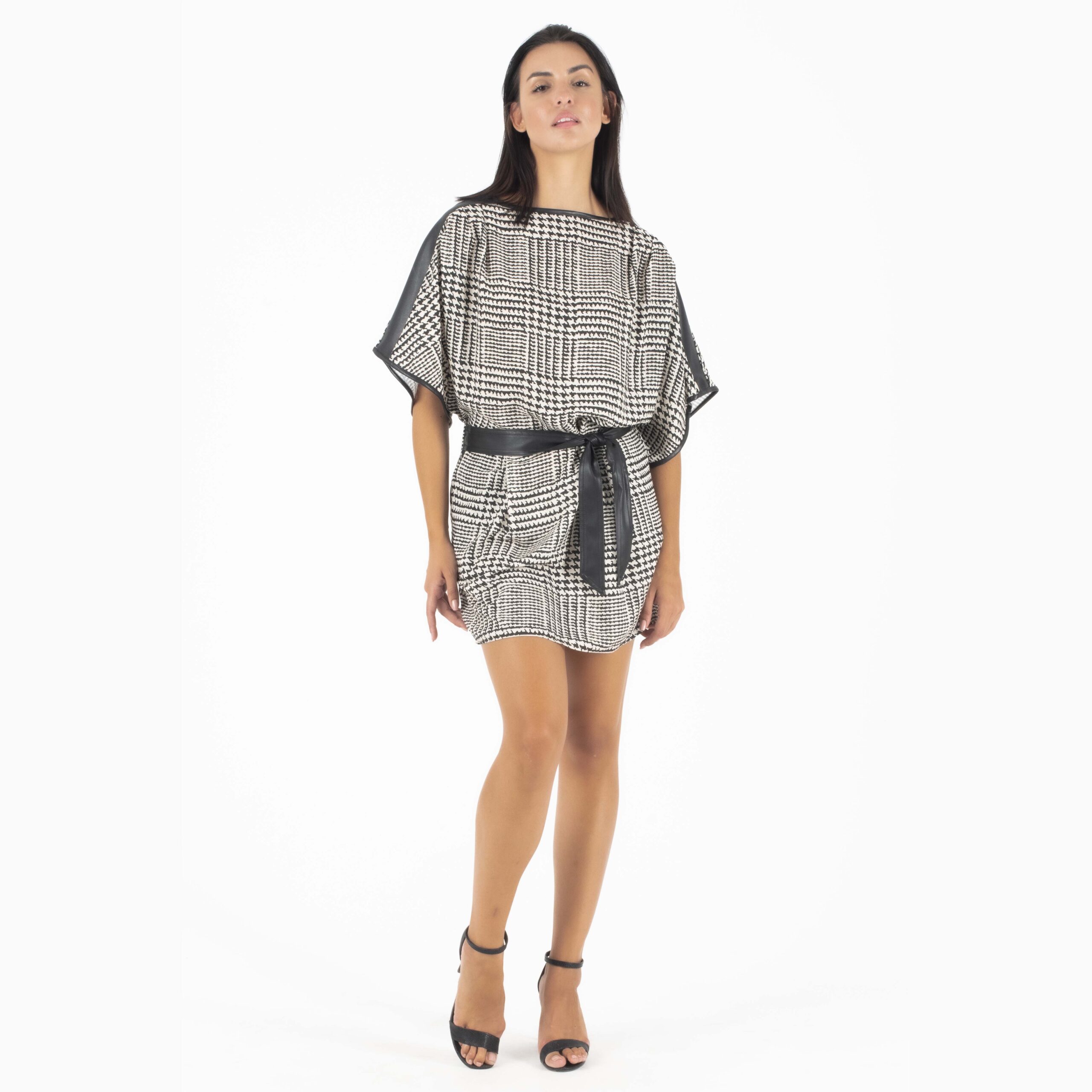 C. Manolo mini Μαύρο Άσπρο Φόρεμα - Image 3