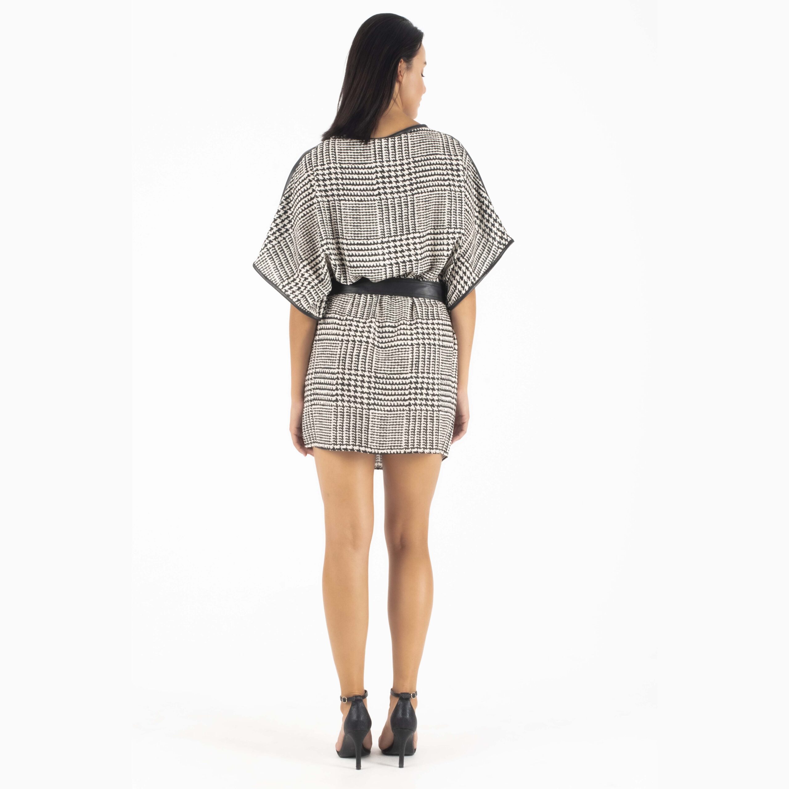 C. Manolo mini Μαύρο Άσπρο Φόρεμα - Image 2