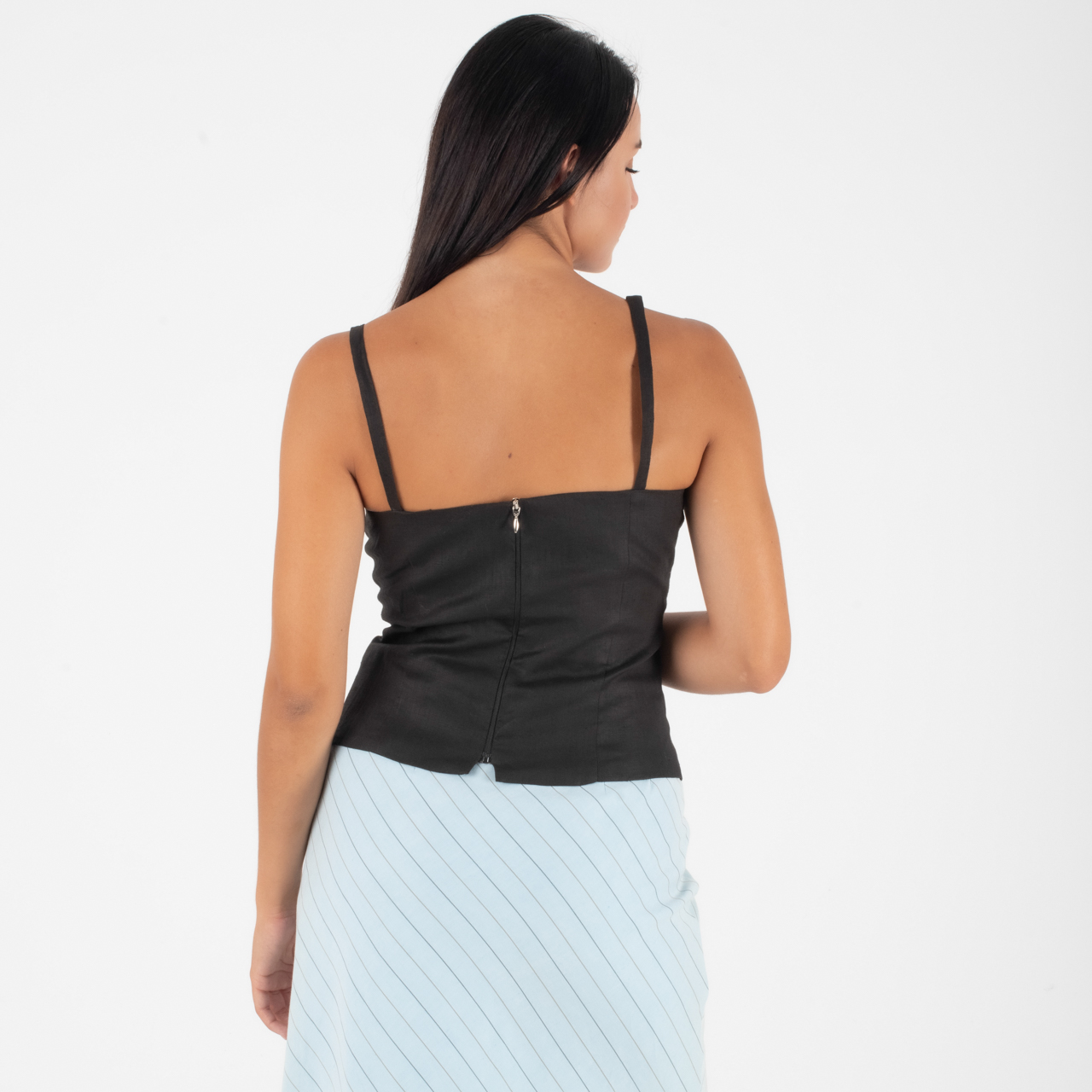 Fidele Μαύρο Λινό Τοπάκι - Image 2