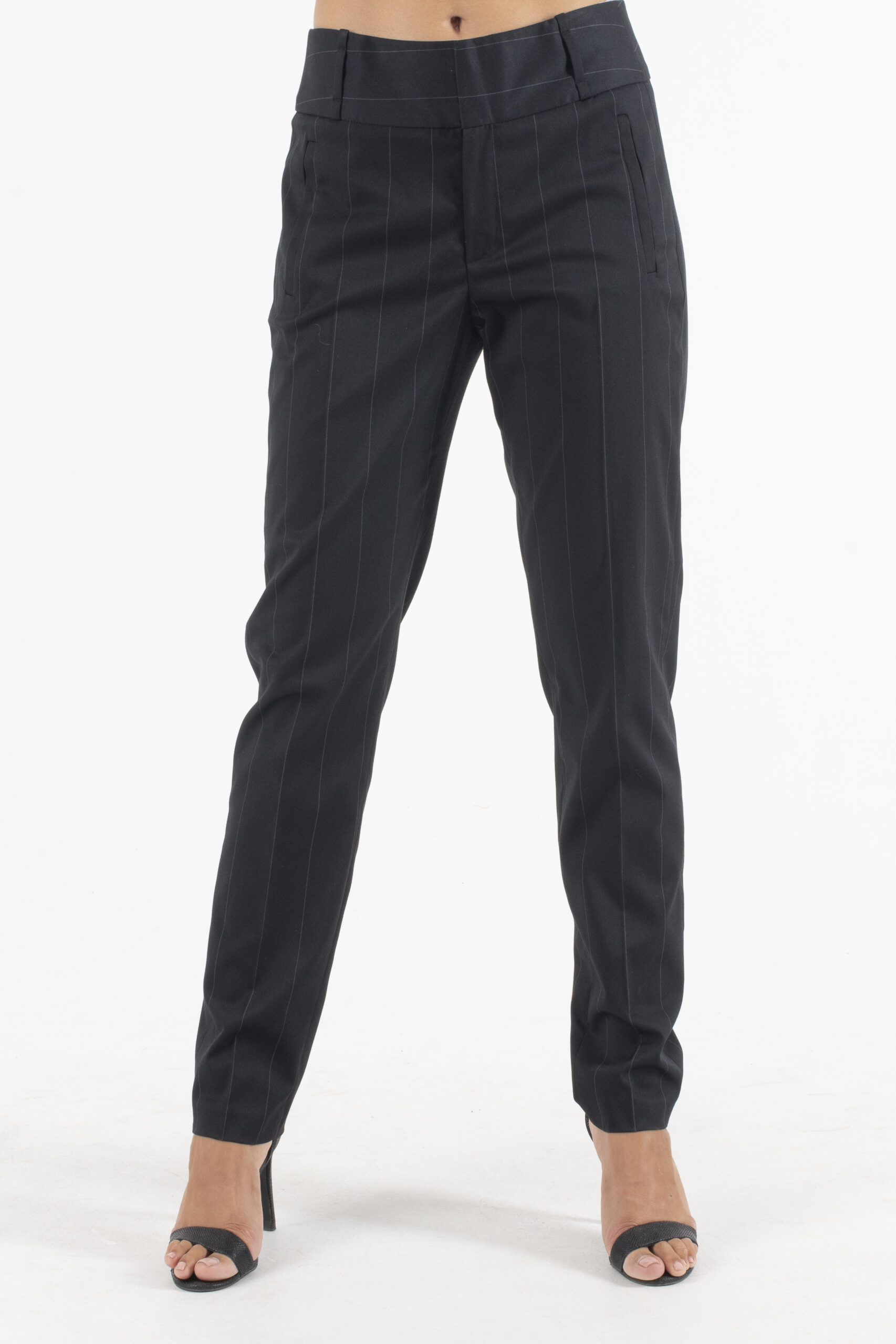 Mexx Μαύρο Παντελόνι με Ψιλές Ρίγες - Image 2