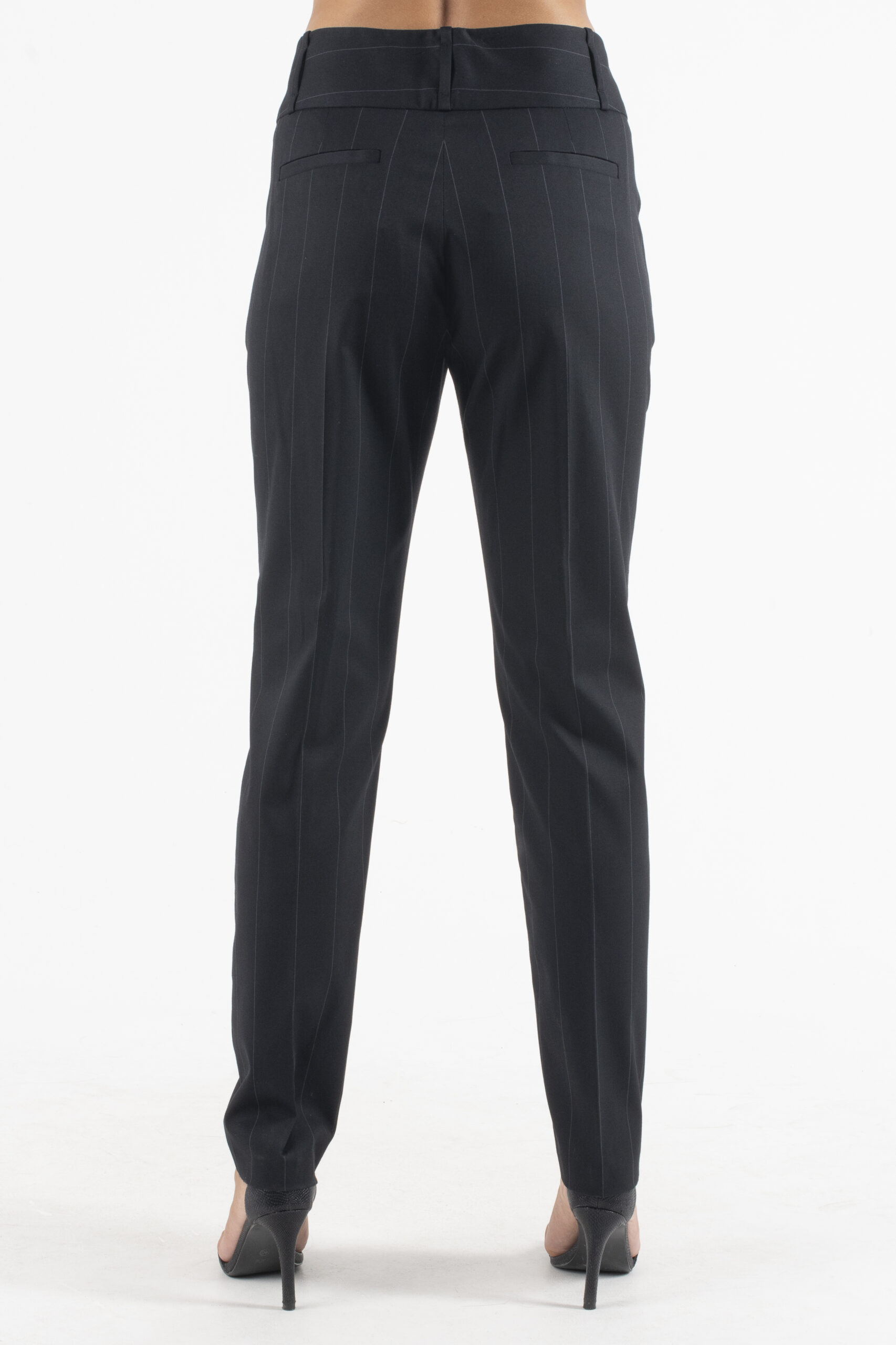 Mexx Μαύρο Παντελόνι με Ψιλές Ρίγες - Image 3