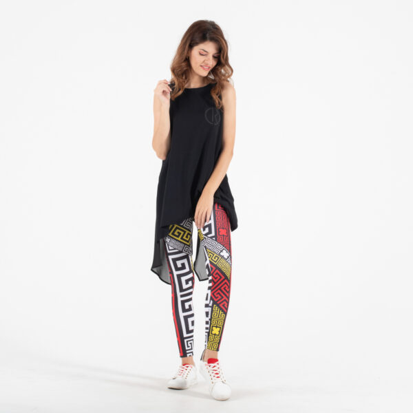 Relish Ασύμετρη Μαύρη Μπλούζα