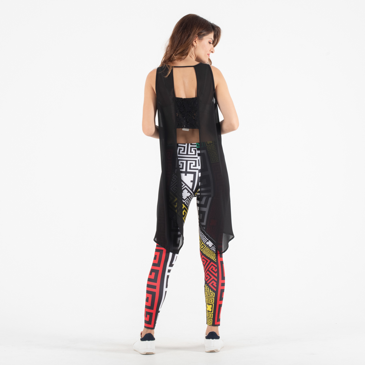 Relish Ασύμετρη Μαύρη Μπλούζα - Image 2