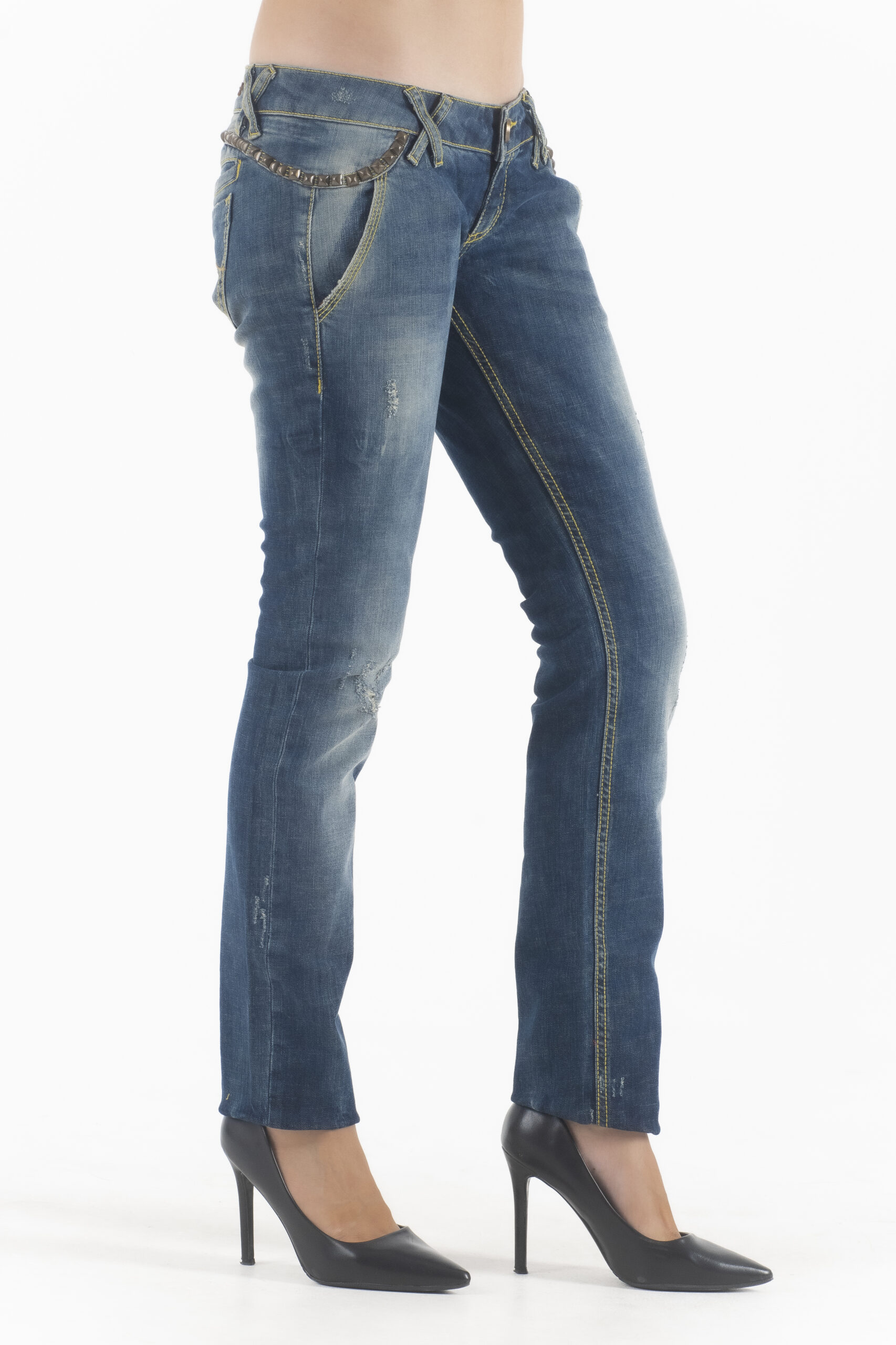 Relish Τζιν Παντελόνι με Εξώραφα και Τρούκς - Image 4