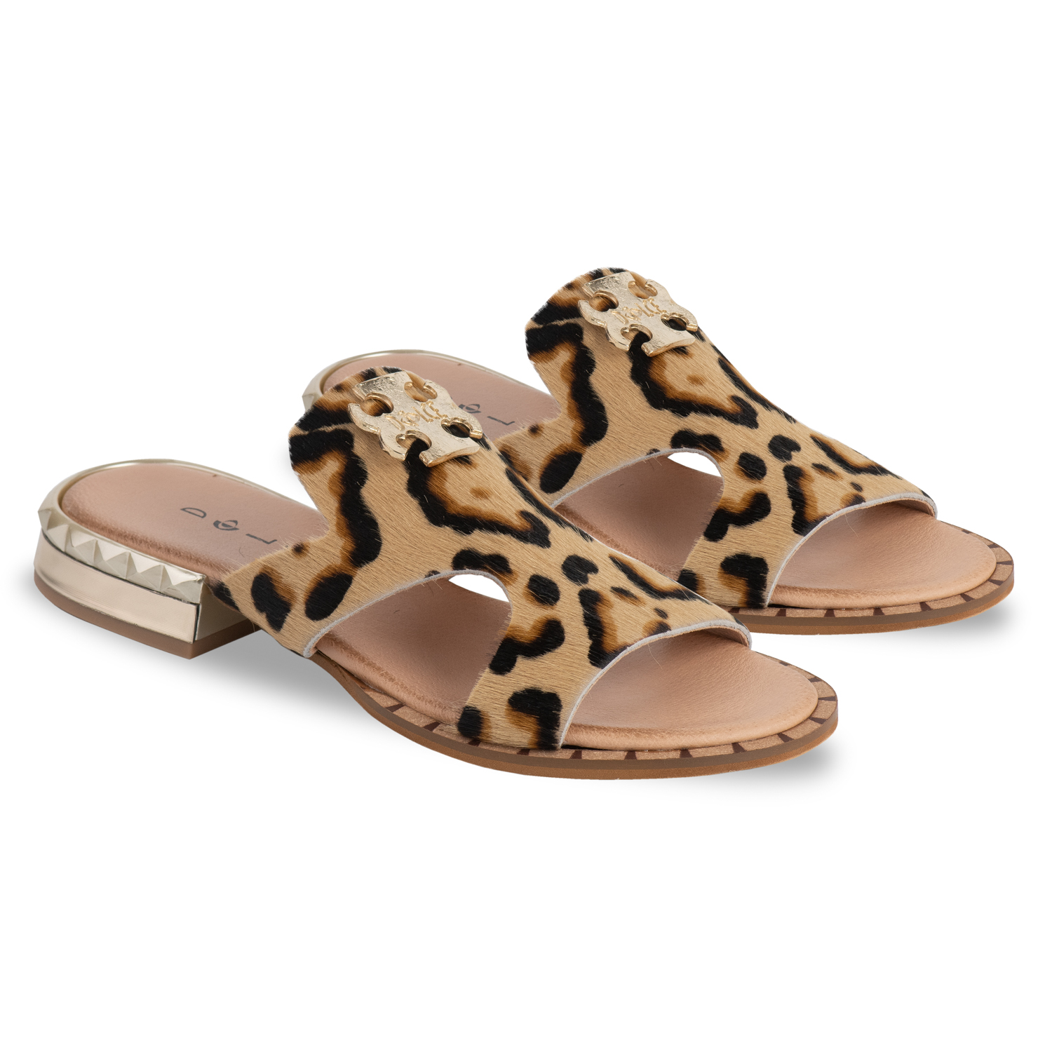 Dolce Leopar Pony Σανδάλια - Image 2
