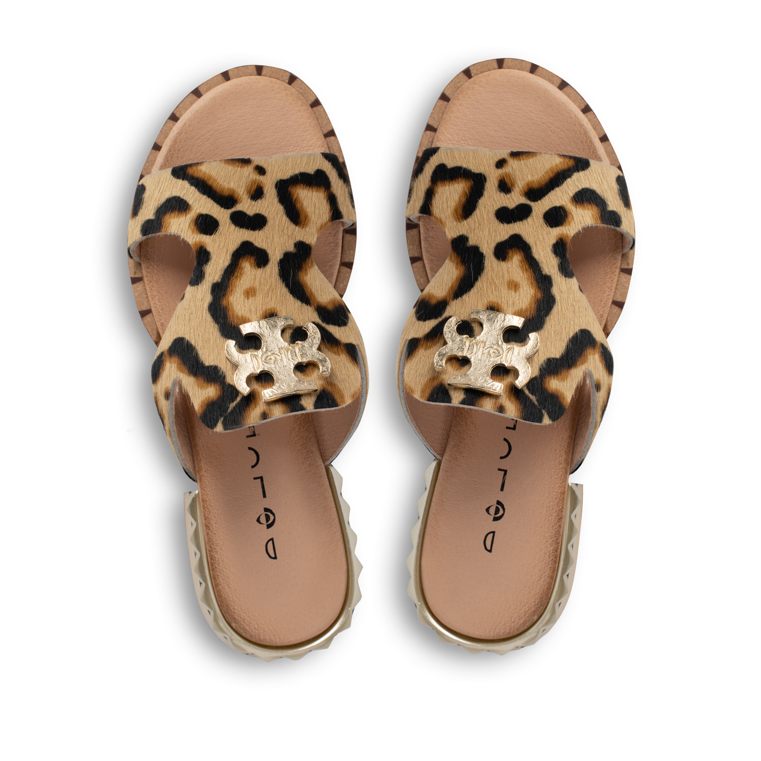 Dolce Leopar Pony Σανδάλια - Image 3