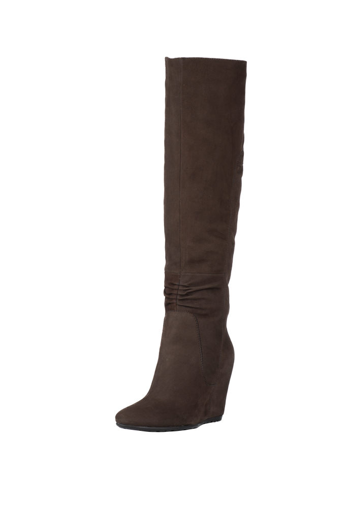 Bruno Premi Suede Γυναικεία Μπότα Καφέ