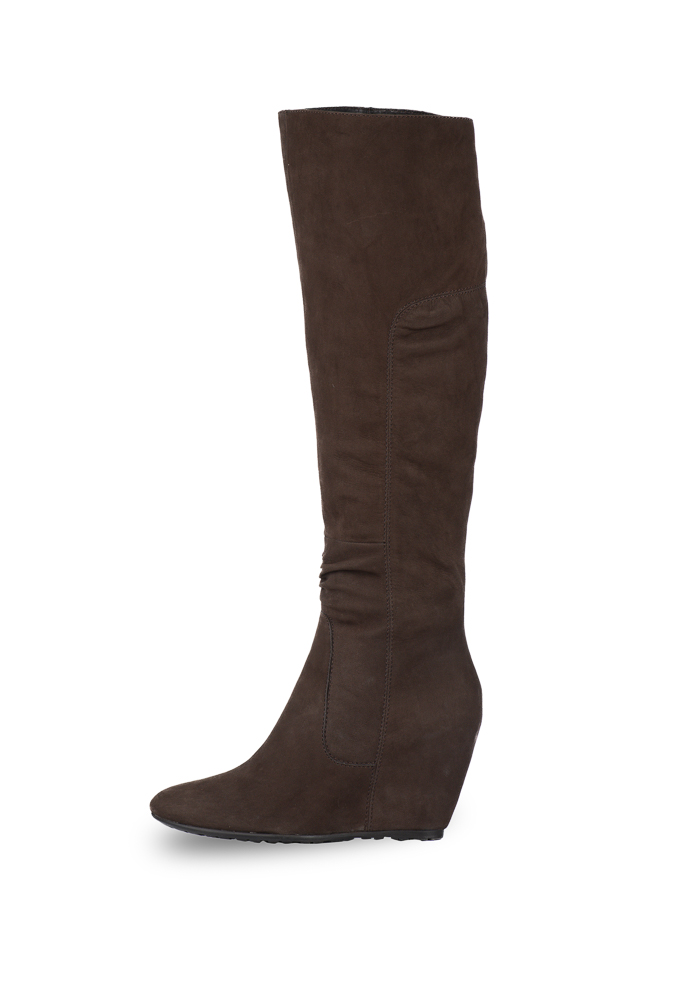 Bruno Premi Suede Γυναικεία Μπότα Καφέ - Image 2