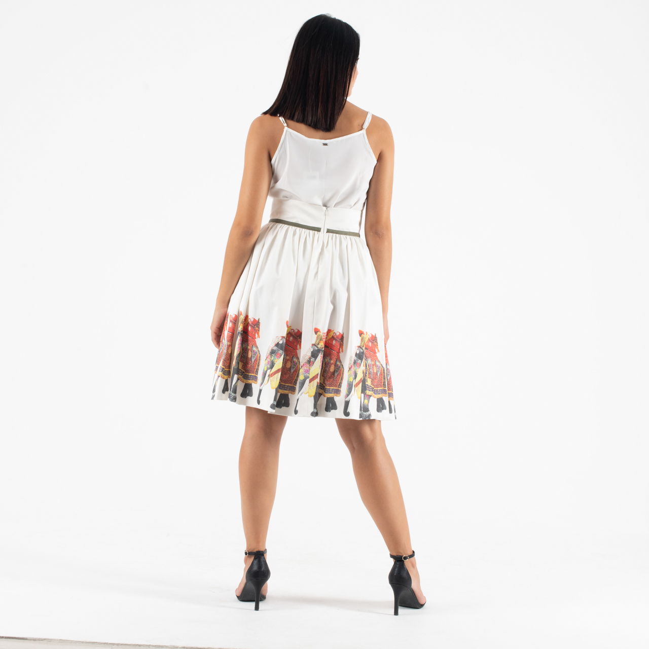 Manolo Midi Φούστα Με λευκή βάση - Image 3