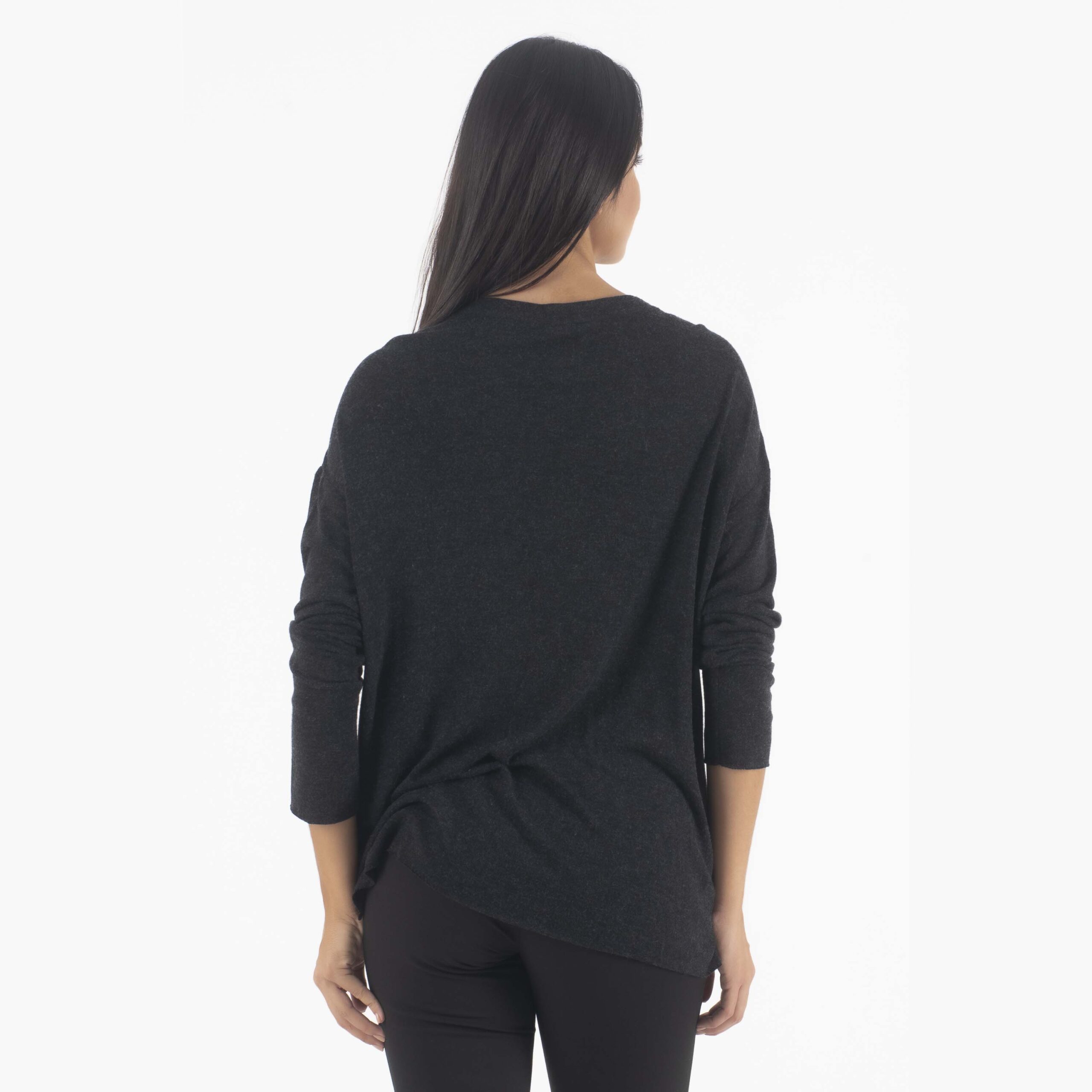 C. Manolo Μπλούζα με Ασημί Παγέτα - Image 2