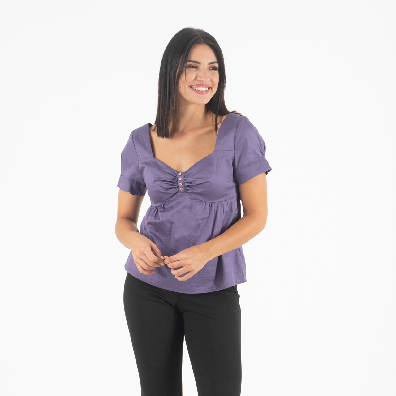 Mexx Μωβ Μπλούζα Με Κοντά Μανίκια - Image 2