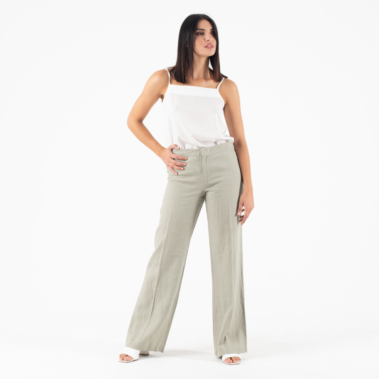 In Wear Λινή Παντελόνα - Image 3