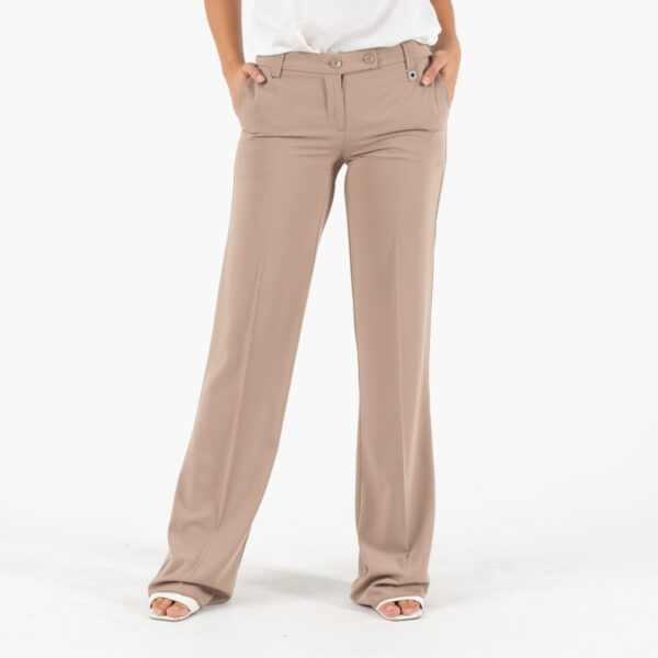 Twin-Set Μπεζ Παντελόνι