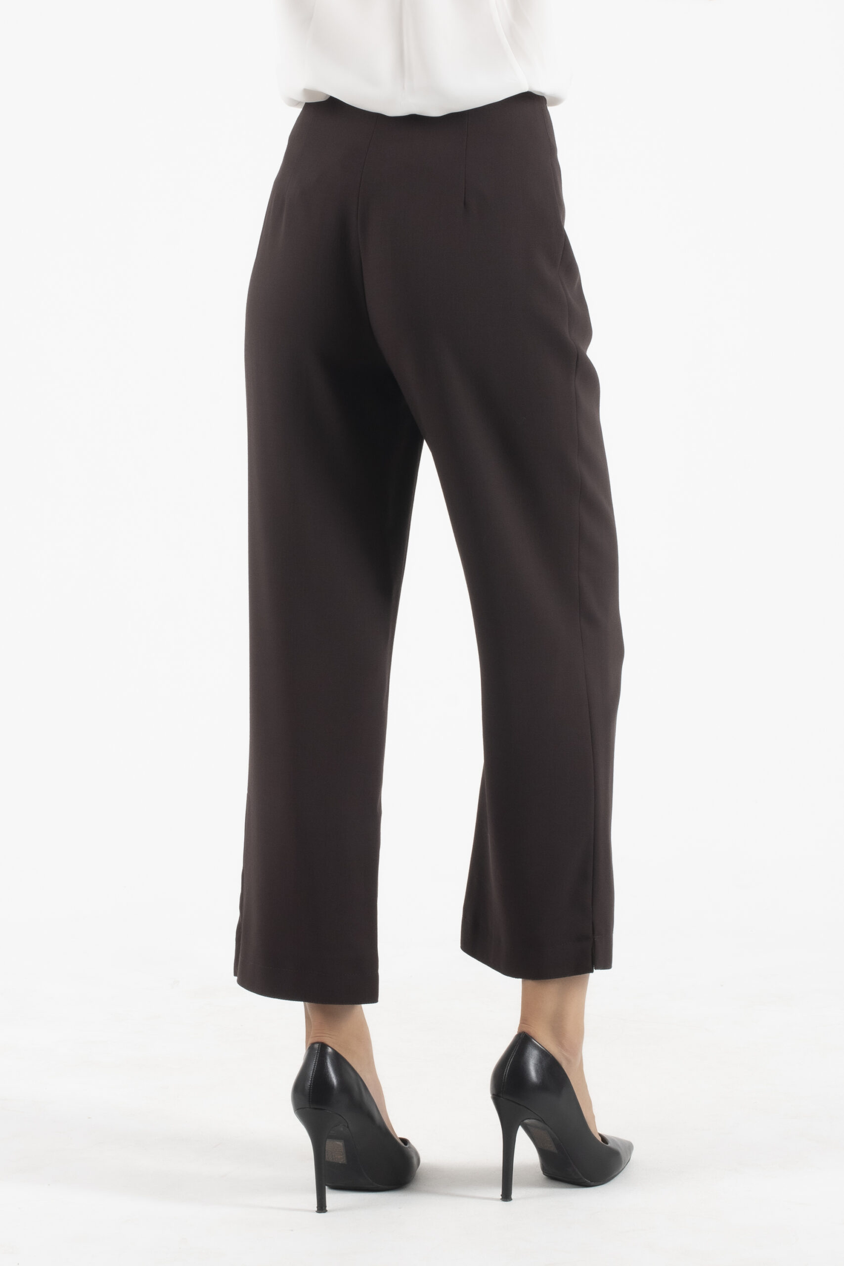 Fidele Σούρο Καφέ Υφασμάτινο Παντελόνι - Image 4