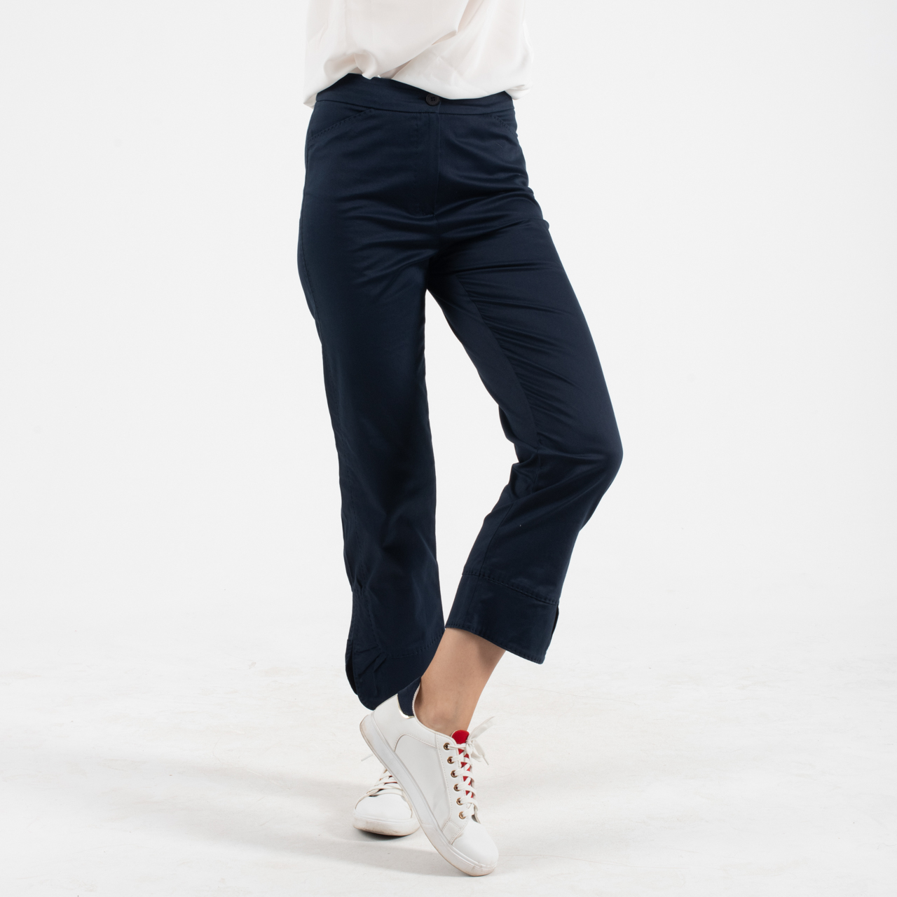 Fidele Μπλε Κάπρι Παντελόνι