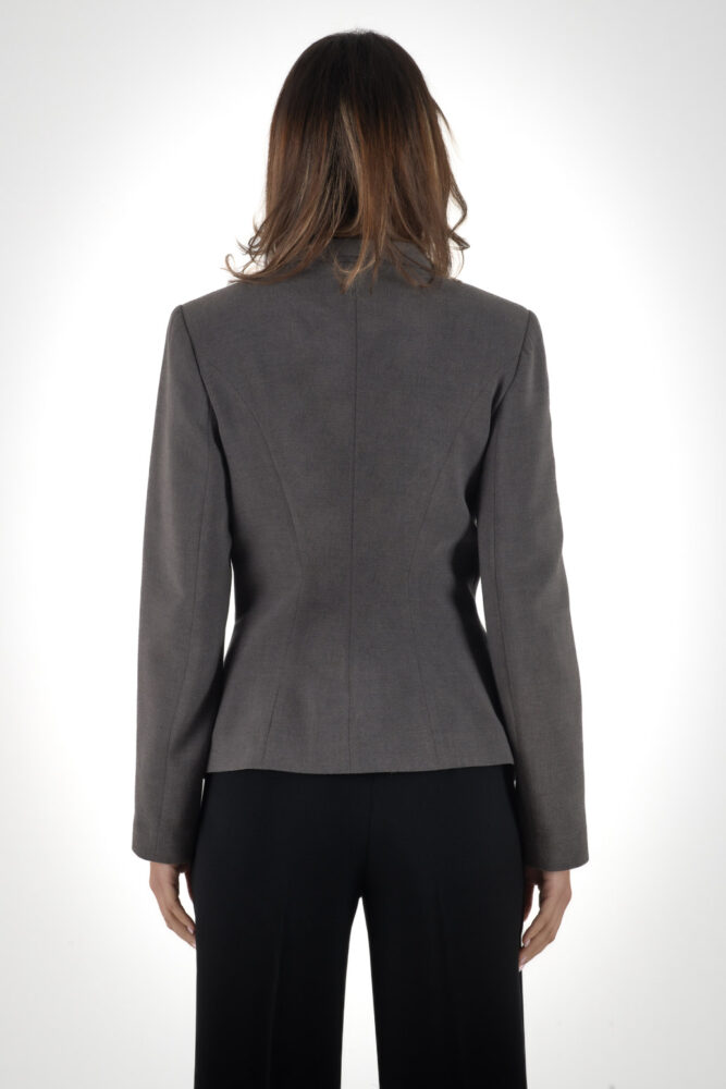 Manolo Μεσάτο Γκρι Σακάκι με χρυσά κουμπιά - Image 3