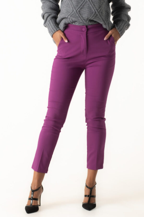 Le Vertige Παντελόνι Mονόχρωμο Μώβ