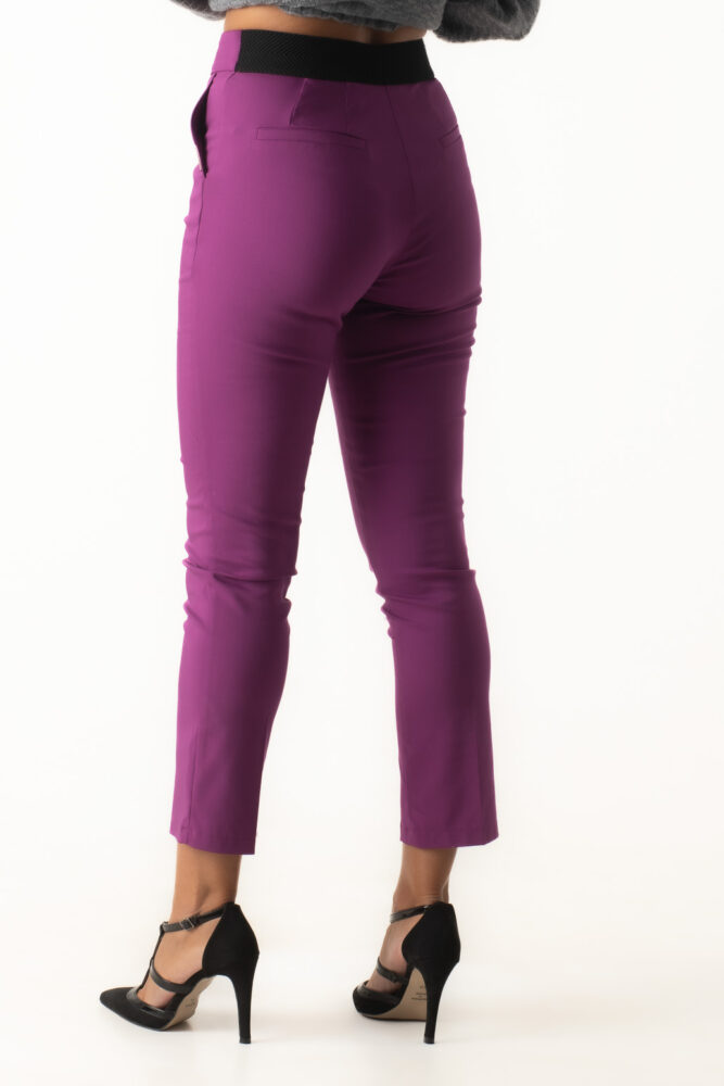 Le Vertige Παντελόνι Mονόχρωμο Μώβ - Image 2