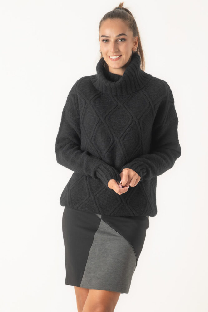 Mexx Φούστα Mini Μαύρη-Γκρί - Image 2