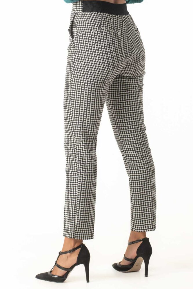 Le Vertige Παντελόνι Καρό Άσπρο-Μαύρο - Image 3