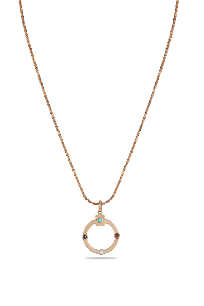 Tous Γυναικείο Επιχρυσωμένο Κολιέ με Μικρές Διακοσμητικές Πέτρες