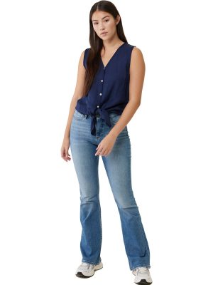 Mexx Αμάνικο Πουκάμισο Μπλέ Σκούρο - Image 3