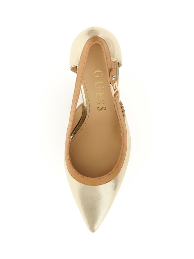 Guess Χρυσή Δερμάτινη Γόβα - Image 4