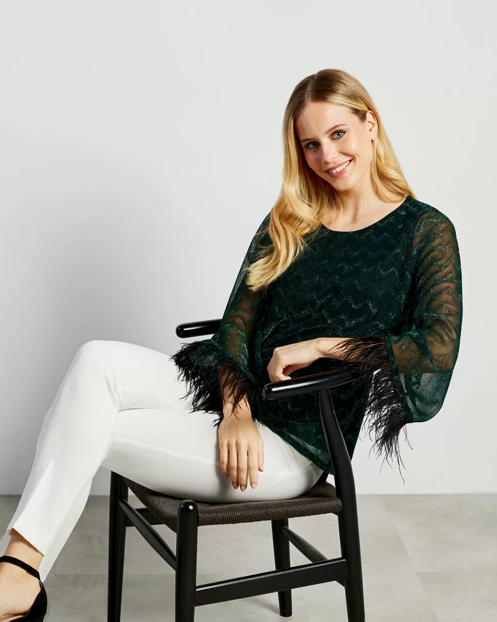 Forel Πράσινη Μπλούζα Λούρεξ - Image 2