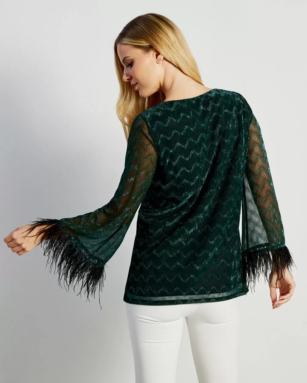 Forel Πράσινη Μπλούζα Λούρεξ - Image 4