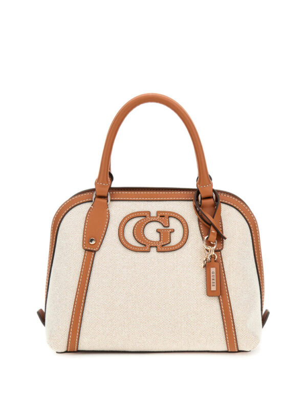 Guess Γυναικεία Τσάντα Χειρός Kαφέ