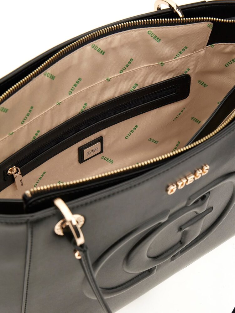 Guess Γυναικεία Τσάντα Ώμου Μαύρη - Image 3