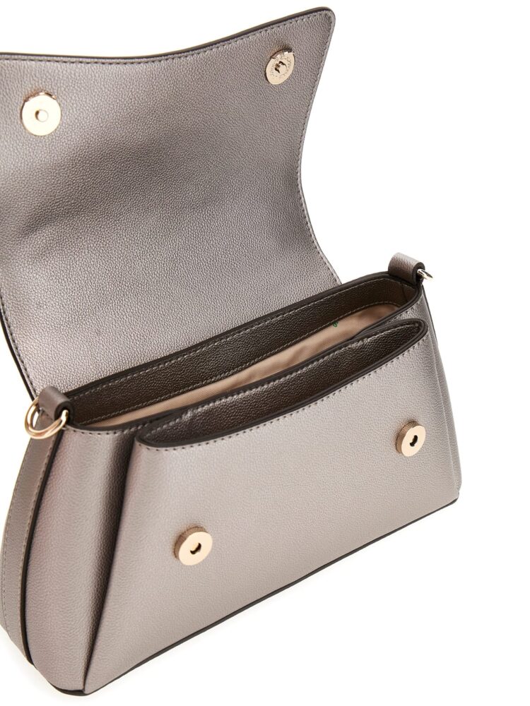 Guess Εco Gloriana Ασημί Σκούρο Τσάντα Χειρός Ώμου - Image 3