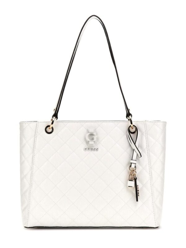 Guess Γυναικεία Τσάντα Ώμου Λευκό