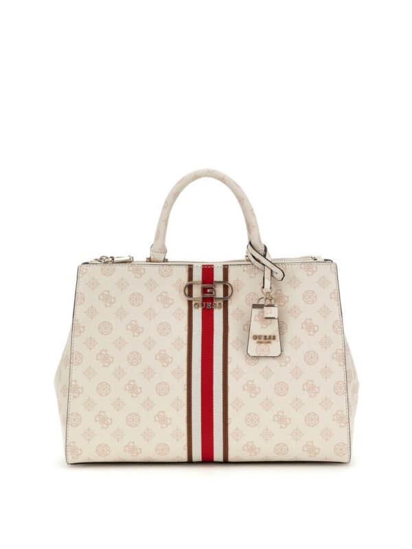 Guess Γυναικεία Τσάντα Χειρός Κρεμ