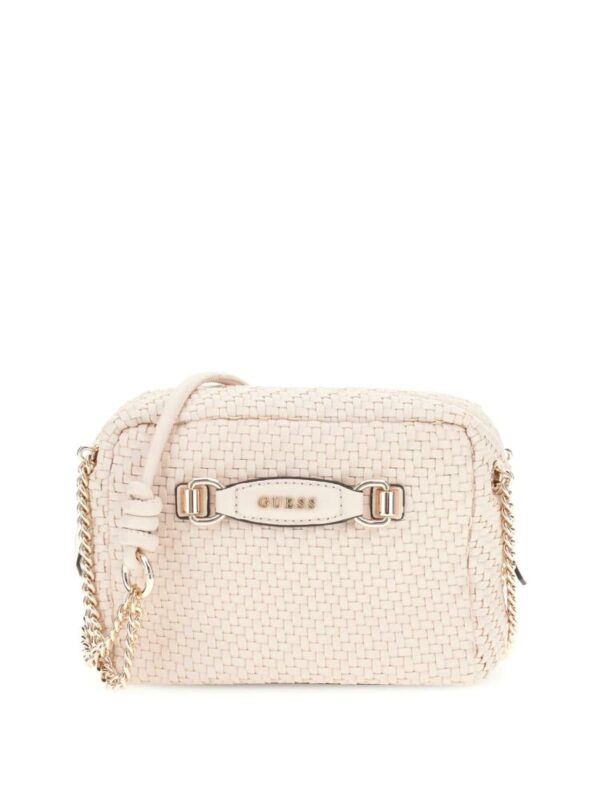 Guess Γυναικεία Τσάντα Χιαστί/Ώμου Ανοιχτό Ροζ