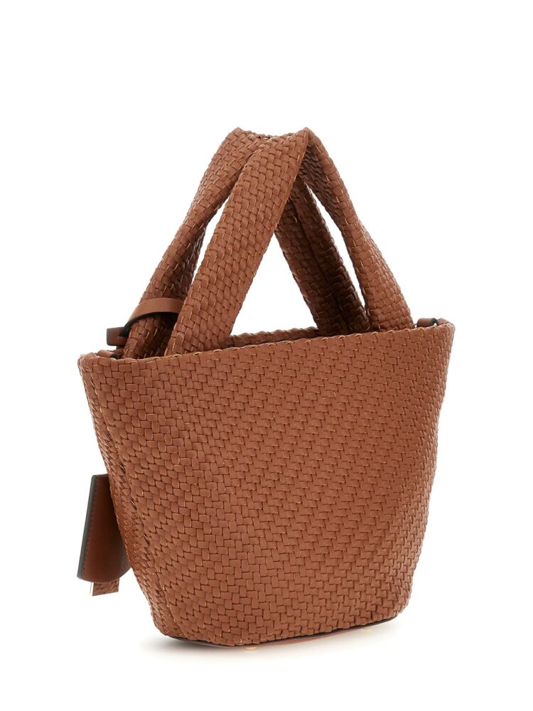 Guess Γυναικεία Τσάντα Tote Χειρός Καφέ - Image 2