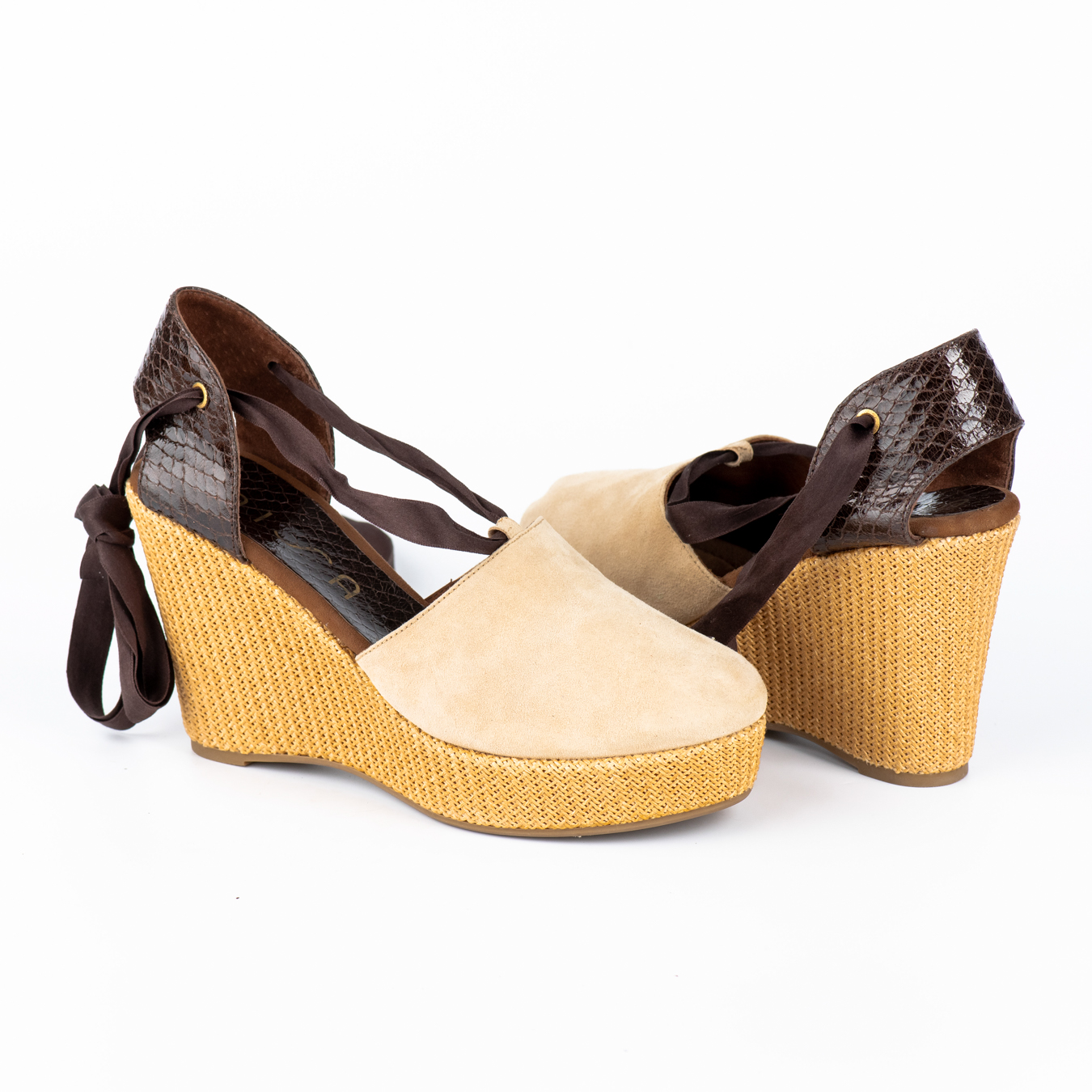 Inuovo Μπεζ-Καφέ Εσπαντρίγιες - Image 4