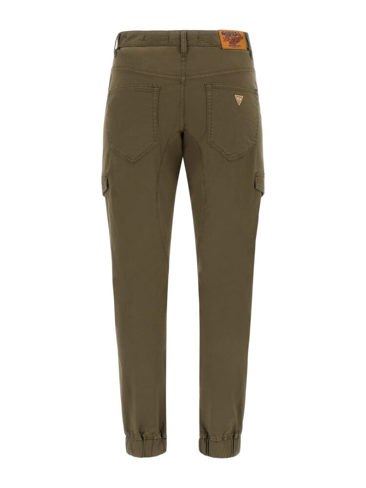 Guess Ανδρικό Παντελόνι σε Slim Εφαρμογή Χακί - Image 2
