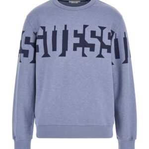 Guess Aνδρικό Φούτερ Μπλέ Ανοιχτό