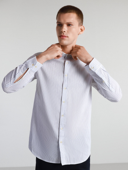 Mexx Πουκάμισο Λευκό με Ρίγες