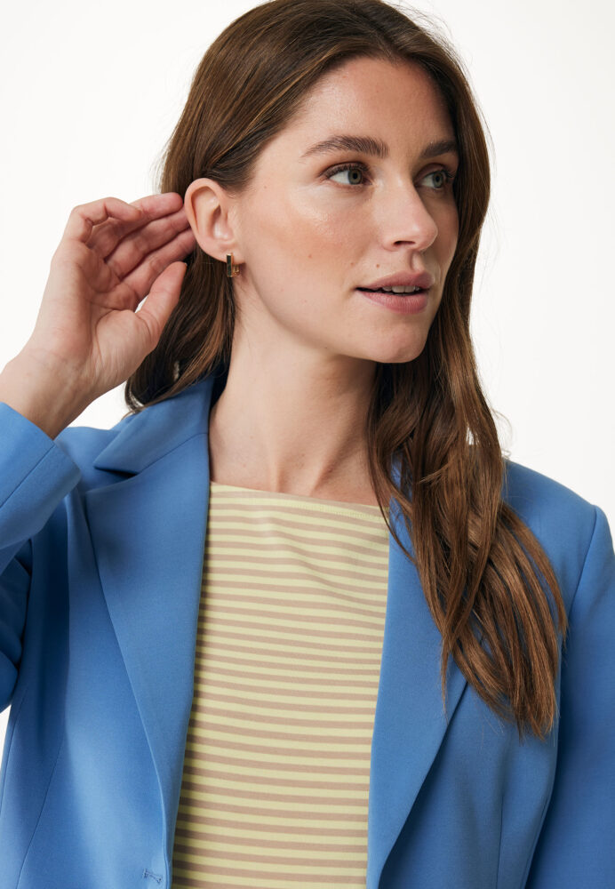 Mexx Γυναικείο Σακάκι Μπλέ Ανοιχτό - Image 3