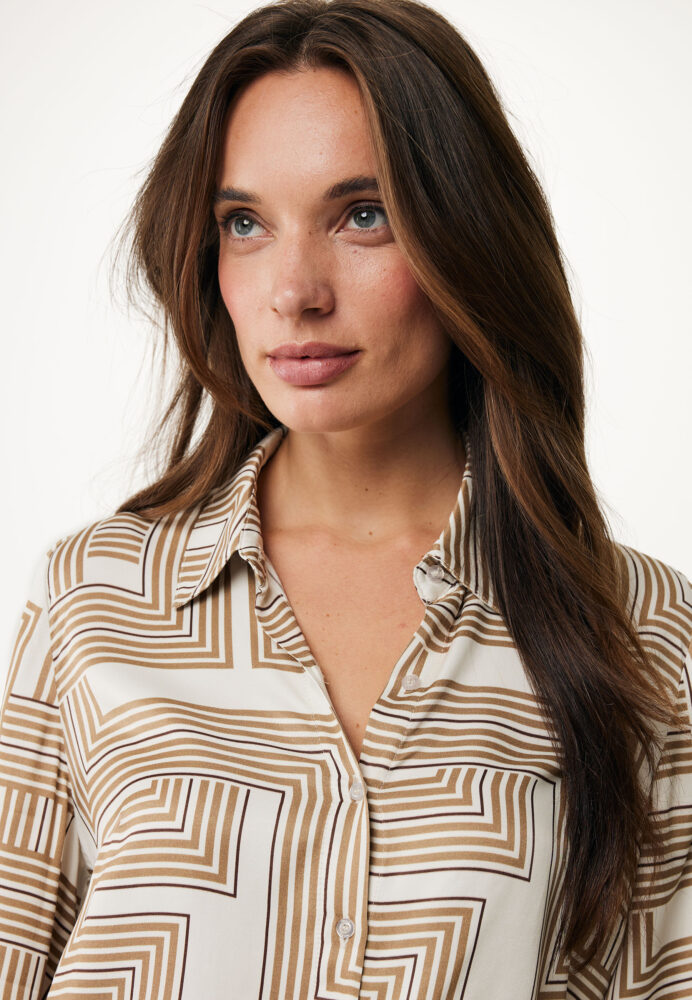 Mexx Μακρυμάνικο Γυναικείο Πουκάμισο Multicolor - Image 4